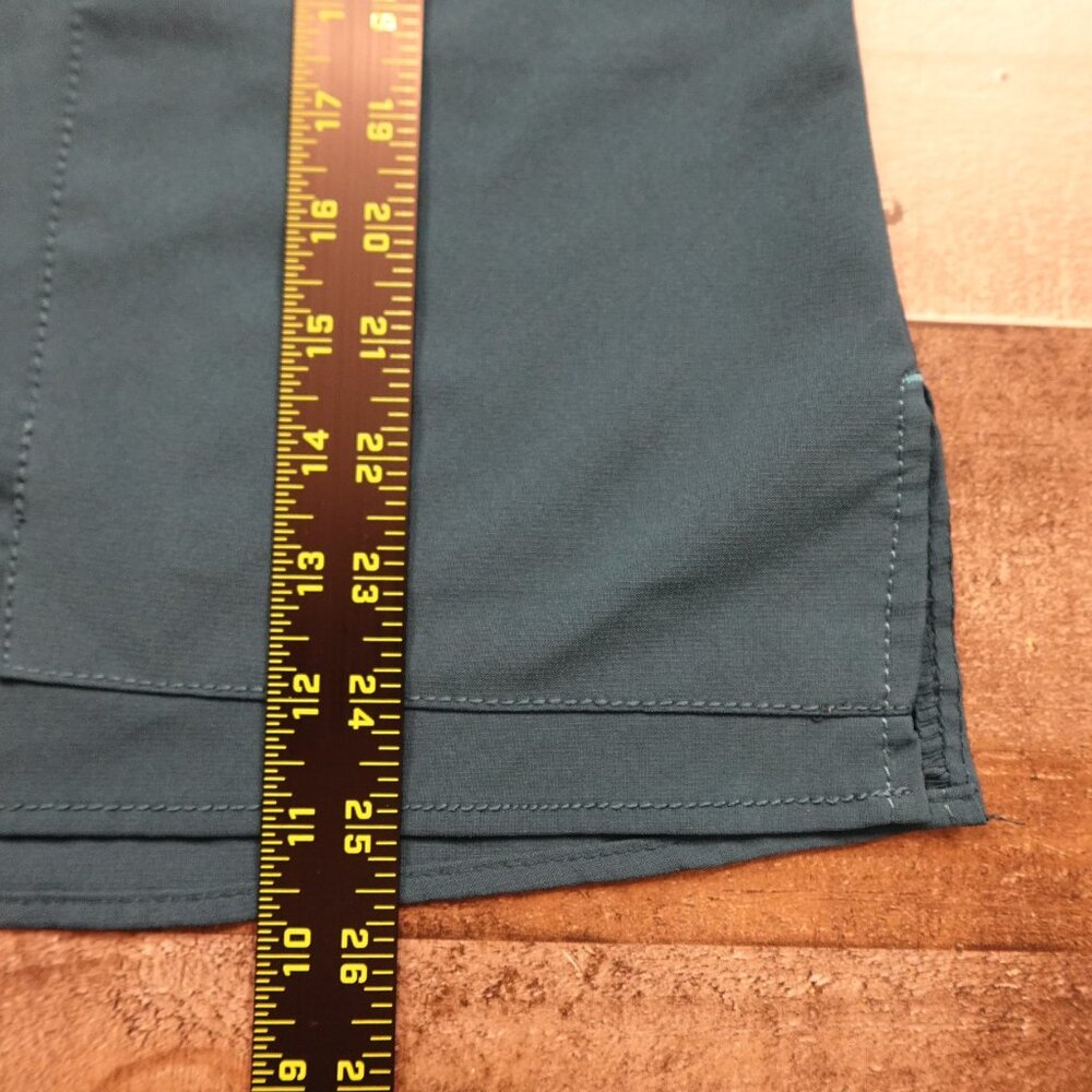 Carhartt Force Scrub Top Women’s Small Teal‎ V-Neck Utility Workwear - Picture 6 of 9